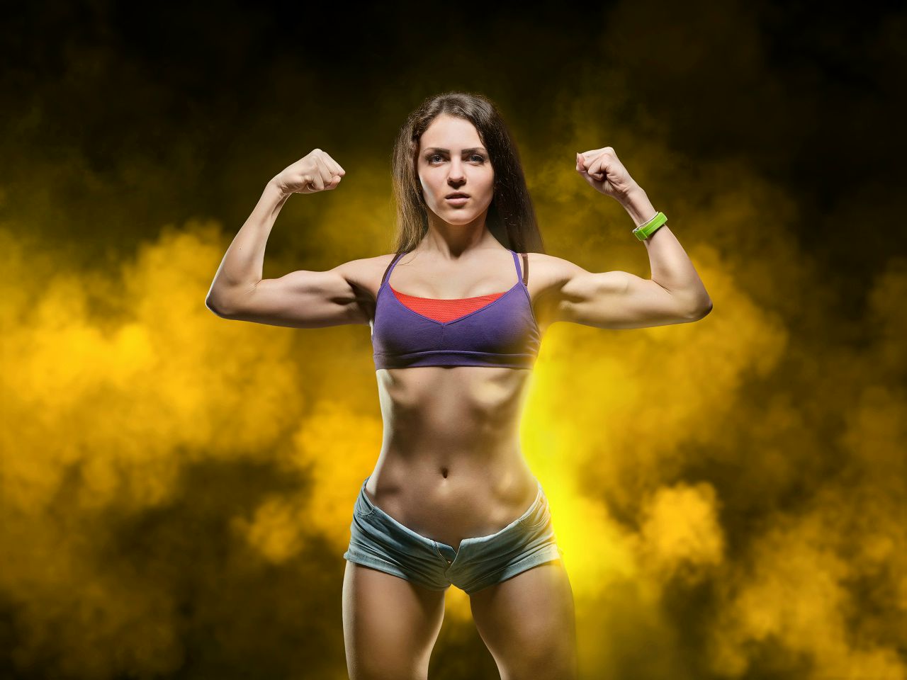 Athletic girls in Daqing